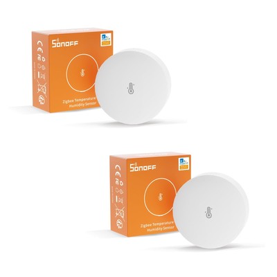 2 Pack SONOFF SNZB-02P Zigbee3.0 Temperature Humidity Sensor,eWeLink APP Control