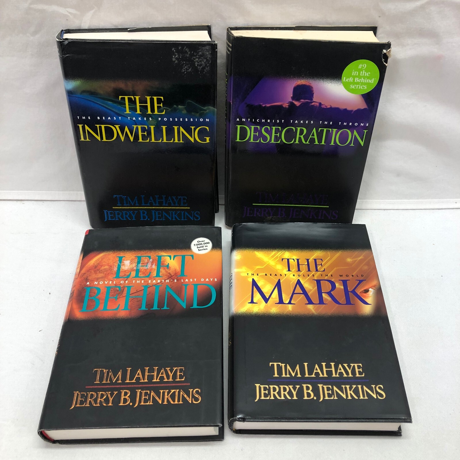 TIM LAHAYE & JERRY B JENKINS LEFT BEHIND SERIES LOT OF 4