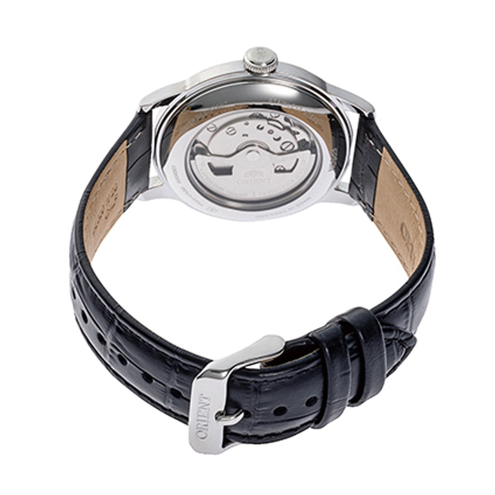 Pre-owned Orient Bambino Ra-ap0101b30b 38.4mm Small Seconds Subdial Leather Watch