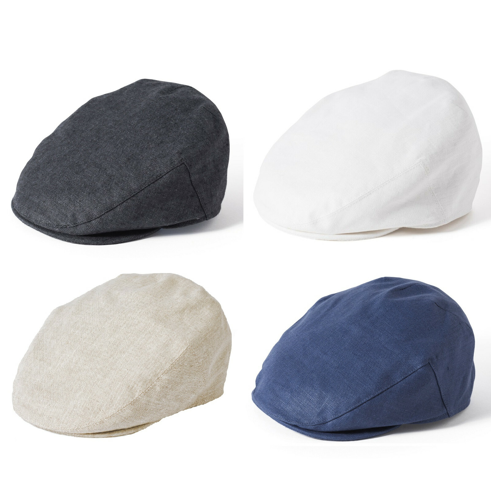 Failsworth 100% Irish Linen Flat Cap Showerproof & UPF40+