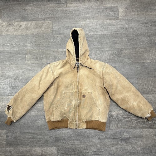 Vintage Carhartt Jacket Size Large Brown Workwear Quilted Vintage Carhartt Jacket Size Large Brown Workwear Quilted