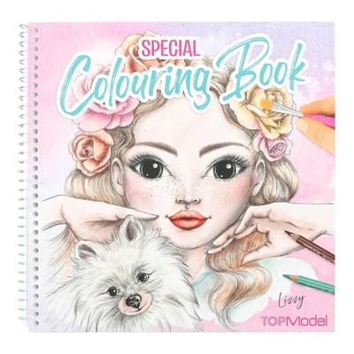 Depesche TOPModel-Special Colouring Book 12468 20 Pages for Colouring Floral Mod