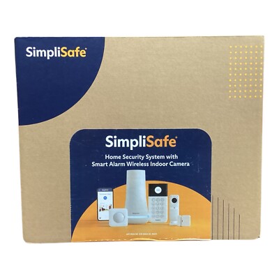 SimpliSafe 8PC Wireless Home Security System Smart Alarm Wireless Indoor Camera
