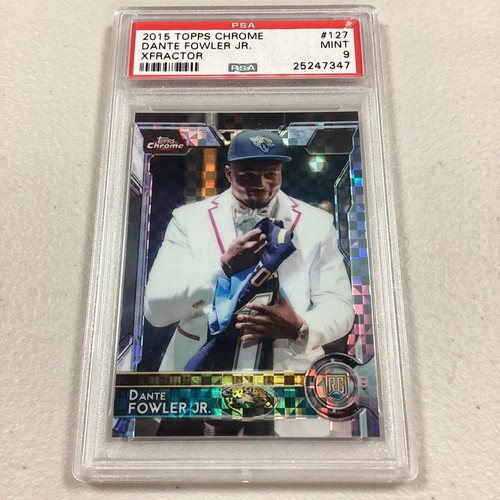 DANTE FOWLER JR 2015 Topps Chrome X-Fractor Rookie RC #127 | Jaguars PSA 9