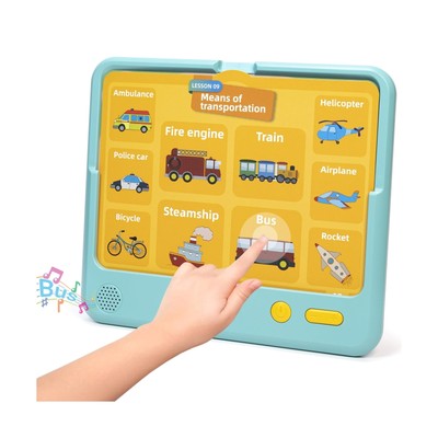Kids Learning Tablet, Educational Learning Toys to Learn Alphabet, Numbers, Color, Animal, Foods, Preschool Learning Activities, Interactive Learning Pad for Toddlers 3-5 Main Image