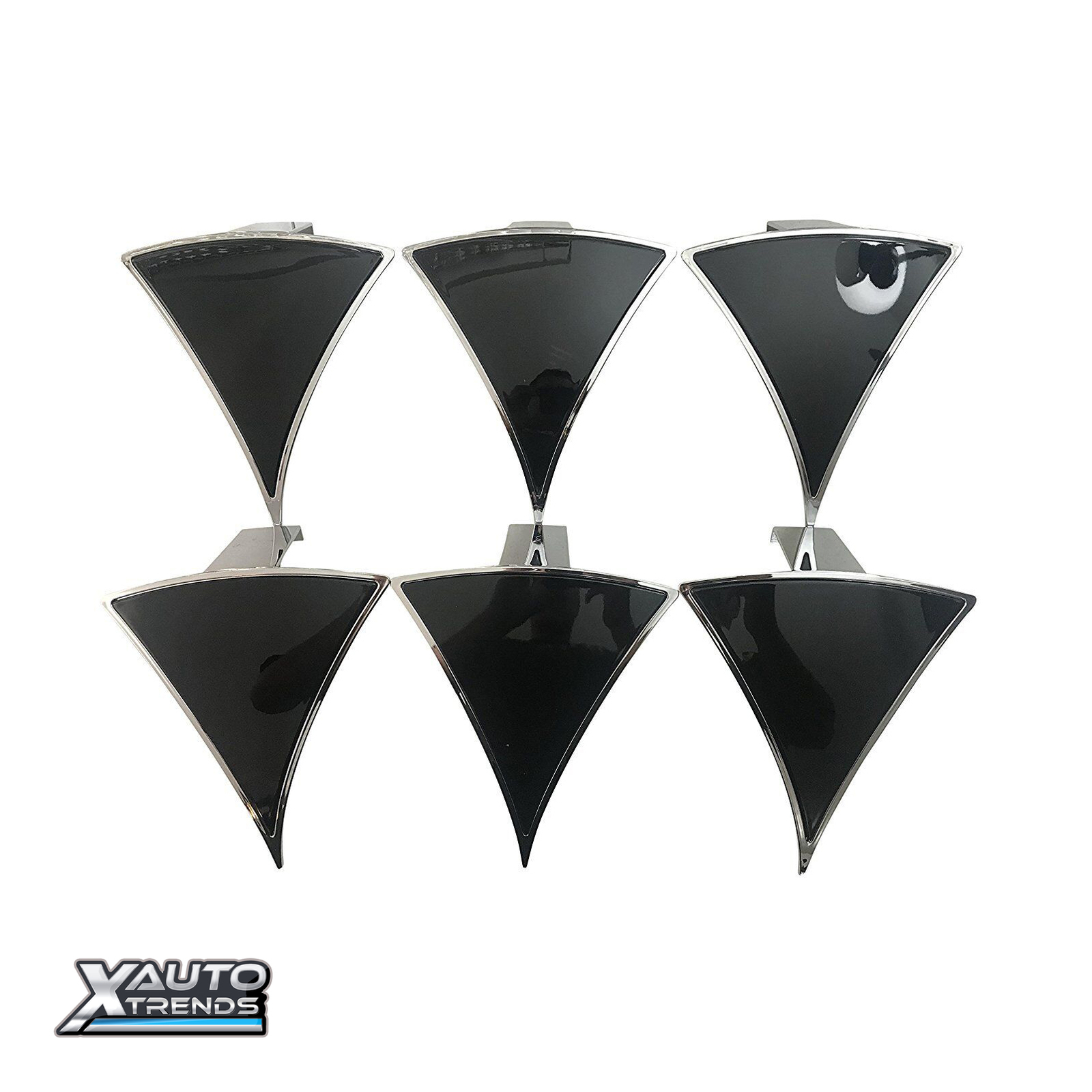Lexani Dial Gloss Black Wheel Insert Set of 6pcs 30