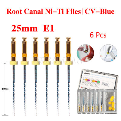 6* Uso del motor limas rotatorias NITI endodoncia dorada dental 25mm SX-F3