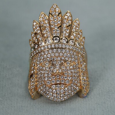 Face Shape Custom Made Moissanite Diamond Ring Custom Made Handmade Diamond Ring