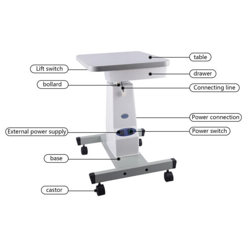 Optical Power Table Optometry Lift Table Electric Optometry Motorized Instrument