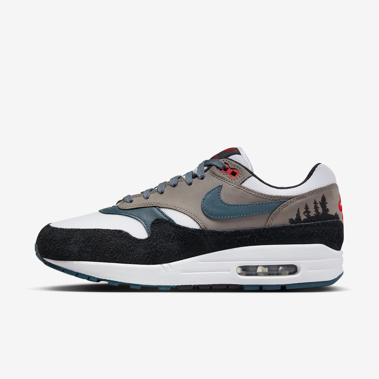 

Мужские кроссовки Nike Air Max 1 PRM Escape Treeline FJ0698-100, White/slate blue, Nike Air Max 1