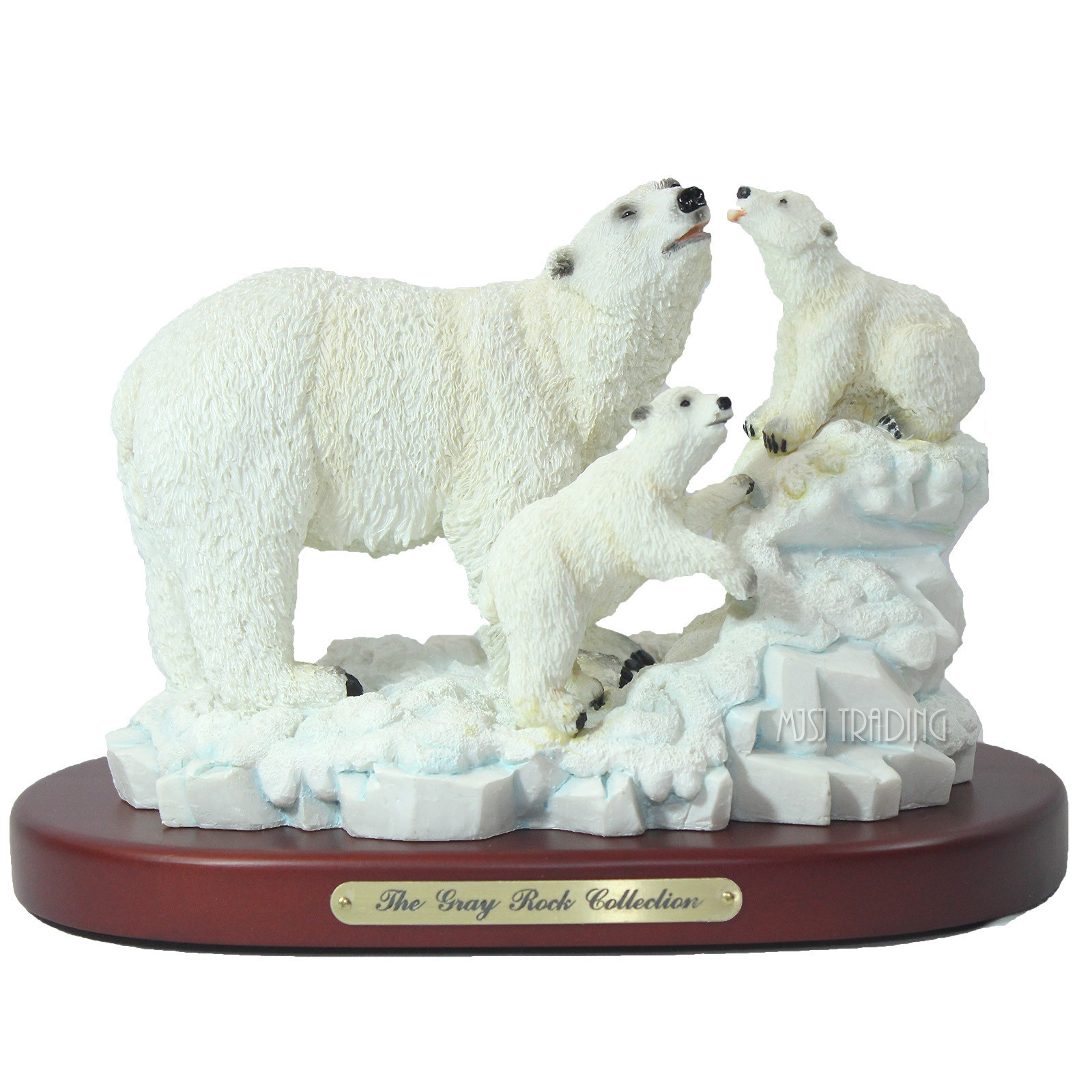 Polar bear　ベルナシオン　６枚 NEW The Gray Rock Collection Polar Bear+Cubs Wildlife