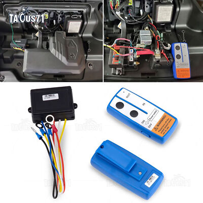 12V Recovery Wireless Winch Remote Control Kit forJeep ATV SUV Switch Controller