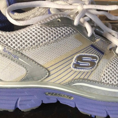 Skechers tone-ups lavender sneakers