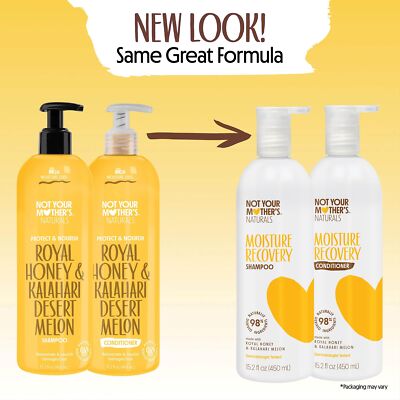 Not Your Mother's Naturals Protect & Nourish Shampoo & Conditioner Set - 15.2 fl oz - Sulfate-Free Hair Products - Royal Honey & Kalahari Desert Melon Additional Image