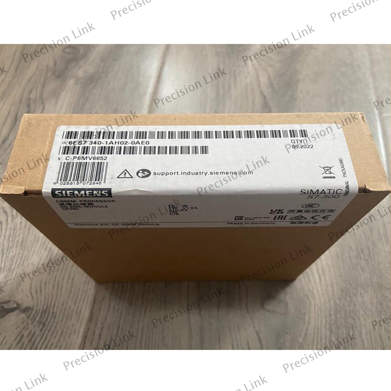 1PC New 6ES7 340-1AH02-0AE0 Siemens CP340 communication processor