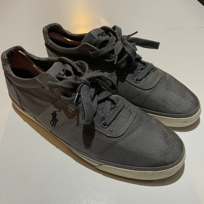 Ralph Lauren Polo Hanford Gray Leather 