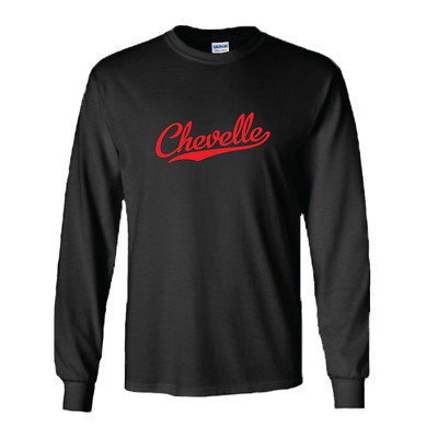 Chevelle Tail Script Tee Classic Muscle Car Long Sleeve T-shirt All Colors