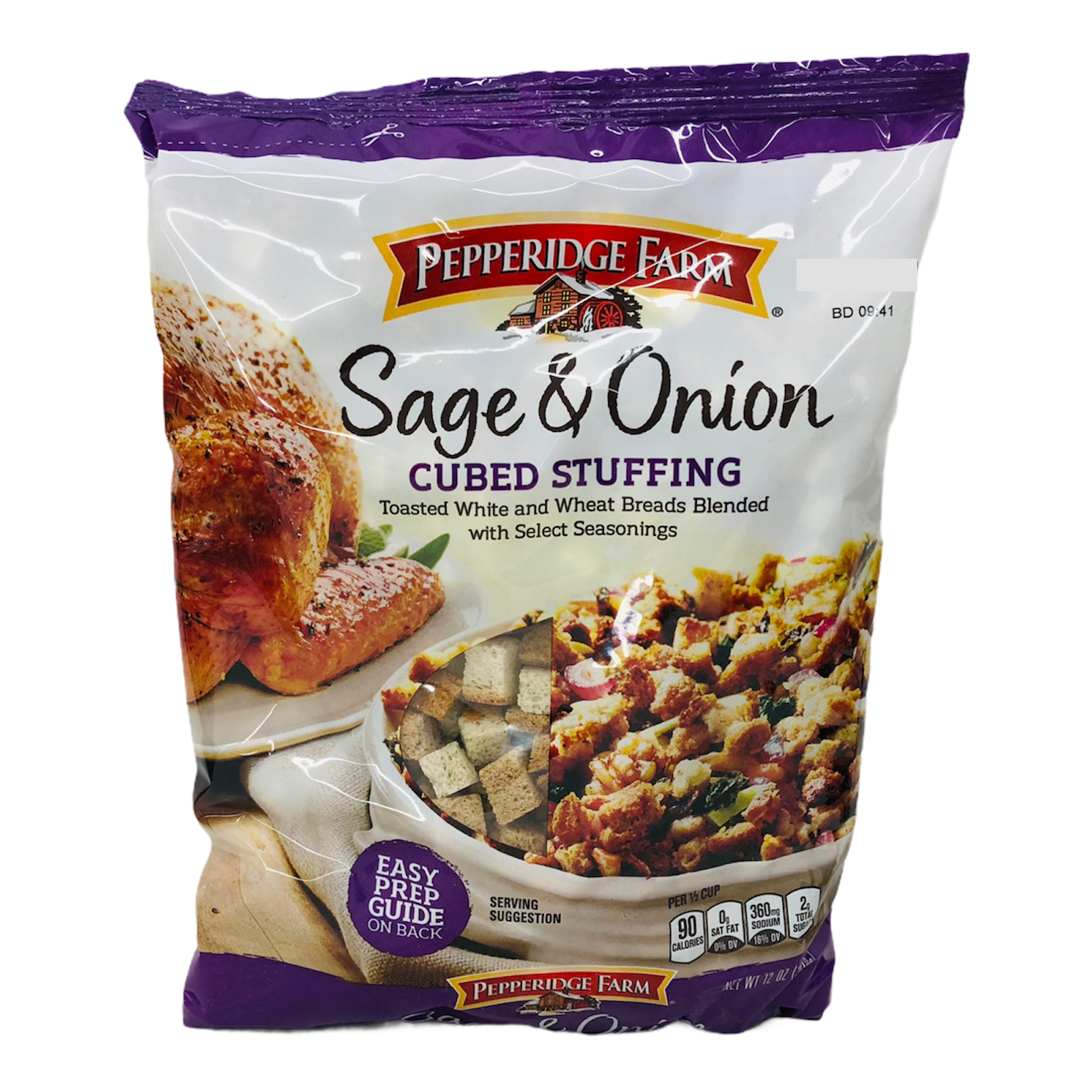 Pepperidge Farm Sage & Onion Cubed Stuffing 12 oz