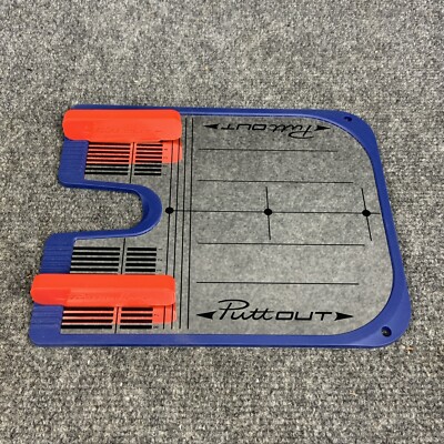 PuttOut Putting Mirror Trainer Golf Putt Training EUC