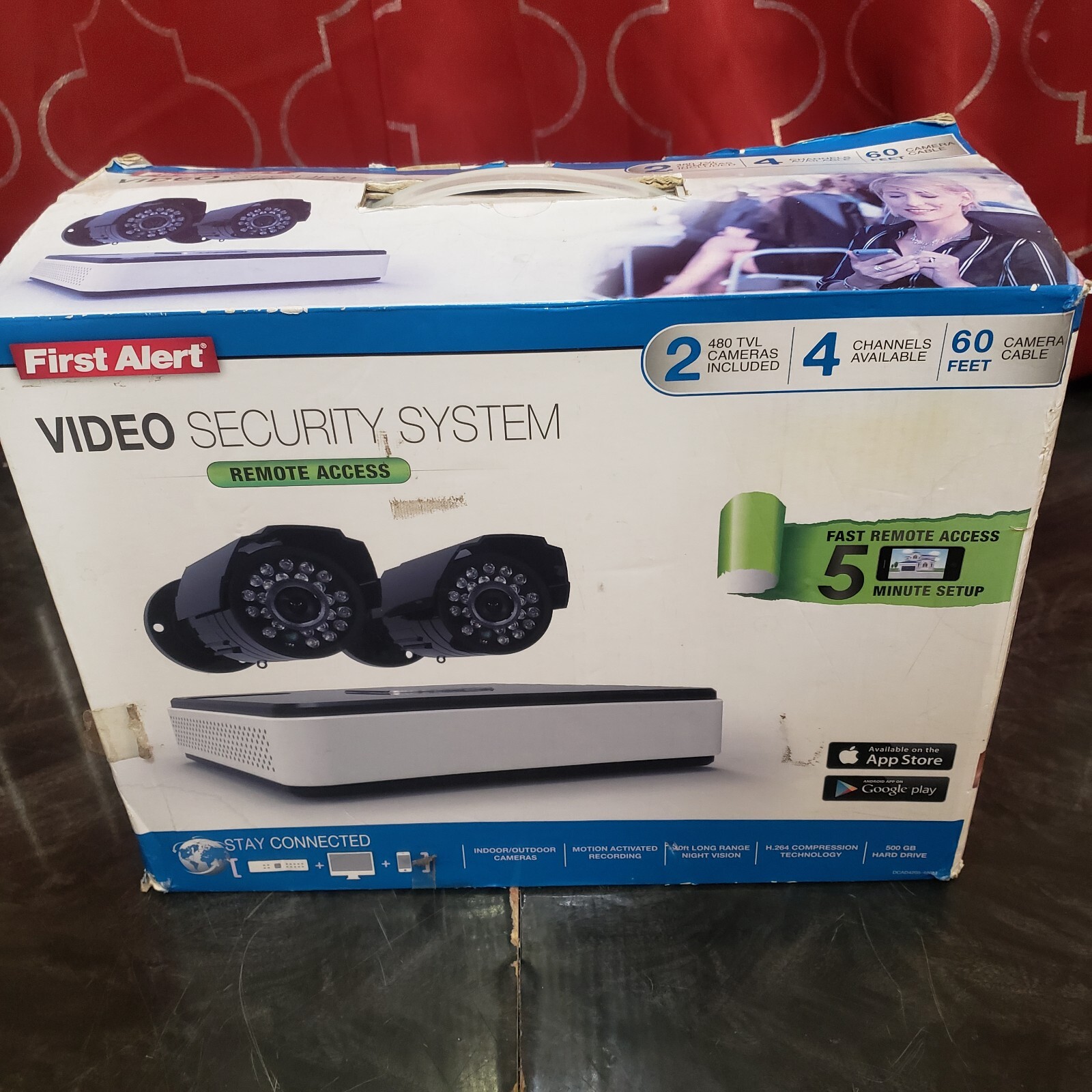 2 Tvl Cameras Dvr Surveillance