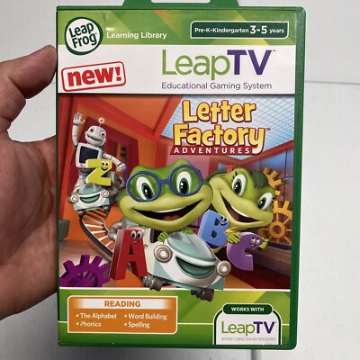 LeapFrog LeapTV - Letter Factory Adventures Educational Video Game