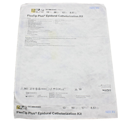NEW SEALED Arrow FlexTip Plus Epidural Catheterization Kit - REF# MM-05503