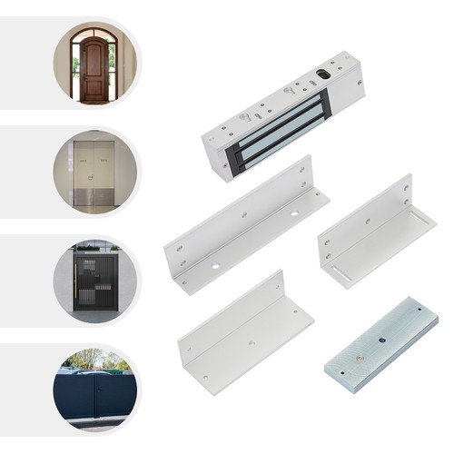 Electric Magnetic Lock LED Two Modes with Z and L Brackets