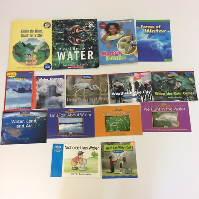 Water Science Preschool Kindergarten 1st 2nd Grade 15 Reader Book Lot