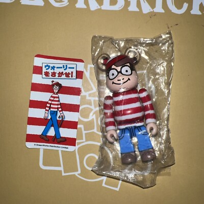Bearbrick     Series 35 PATTERN Wally Waldo 100% Medicom Be@rbrick