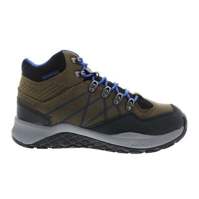 

Мужские серые широкие походные ботинки Wolverine Luton Hiker Waterproof Mid W880372, Серый, Wolverine Luton Hiker Waterproof Mid