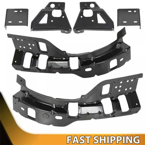 Qty6 Front Bumper Impact Brackets Brace Set For Silverado 2500HD 3500HD 11-2014