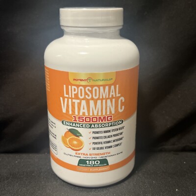 Liposomal Vitamin C 1500Mg, Vitamin C Supplement - High Absorption Ascorbic Acid