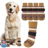 KOOLTAIL Dog Socks for Hot Pavement, Summer Dog shoes to Prevent Licking Paws for Hardwood Floor, Non Slip Double Sides Boots and Paw Protectors, Pet Grippy Booties for Small Medium Large Senior Dogs, L