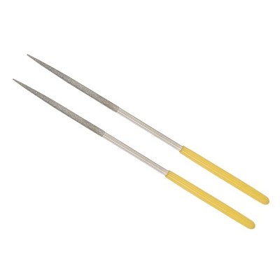 CoCud Lima Ago Rivestita in Diamante  Asta 3mm Lunghezza 140mm  Lima Roton