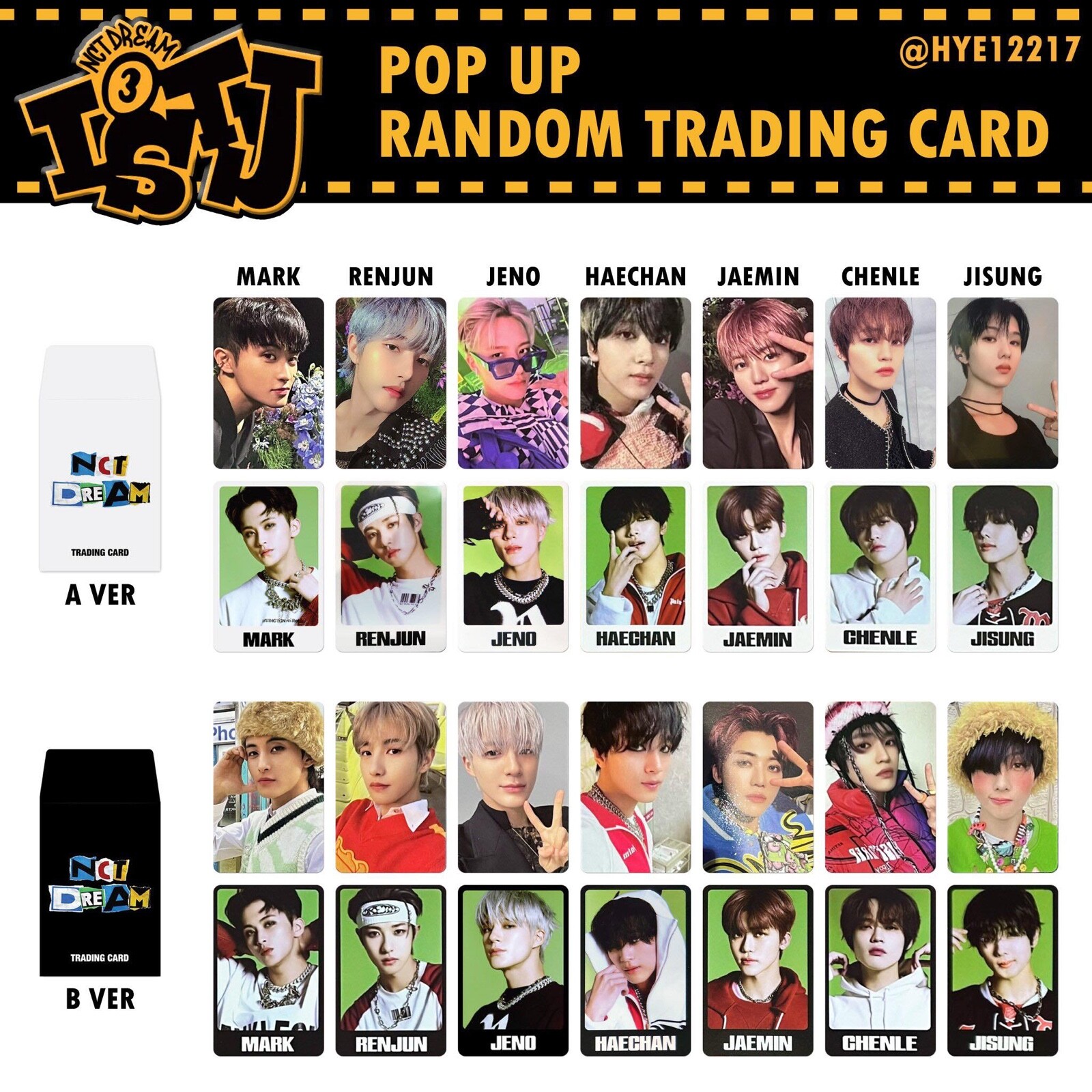 NCT DREAM ISTJ MD エコバッグトレカ　マーク　初期難有 NCT DREAM istj エコバッグ ロンジュン agit MD トレカ