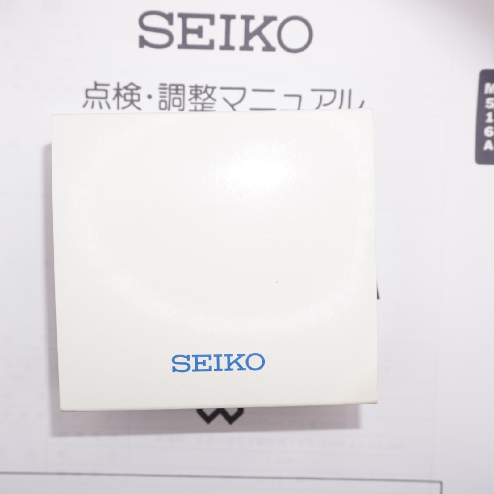 Pre-owned Seiko With Maintenance Manual  M516 Voice Note Ghostbusters Chrono Ship Japan