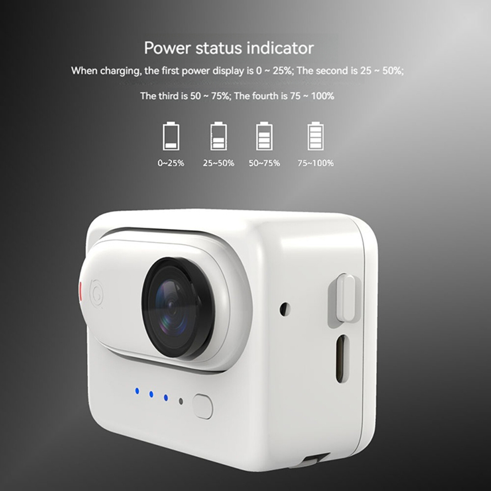 Insta360 GO 3S (64GB) - Petite Caméra De Vlog 4K, POV Mains Libres, Montage Partout