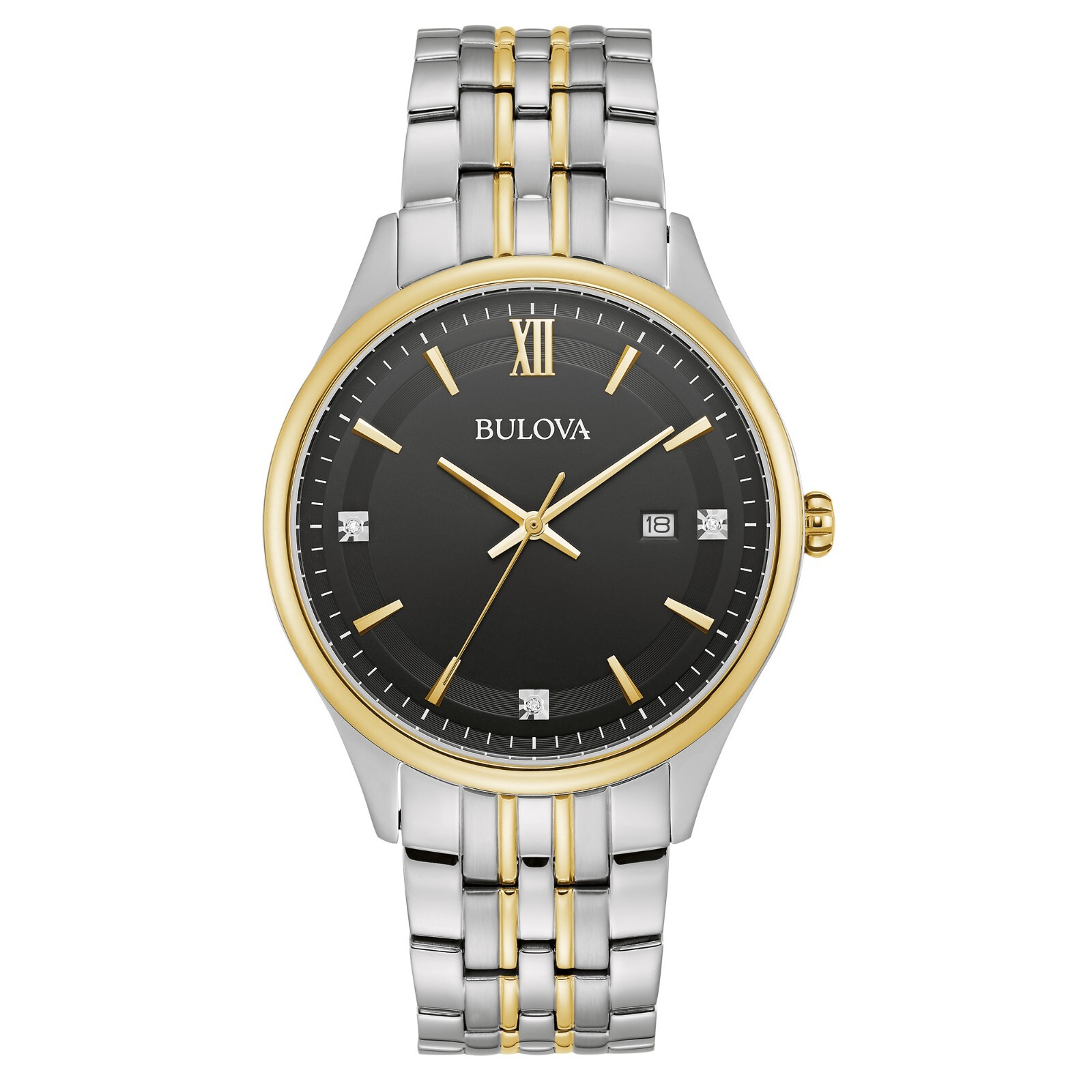 Bulova Men's Classic Calendar Quartz Silver Stainless Steel