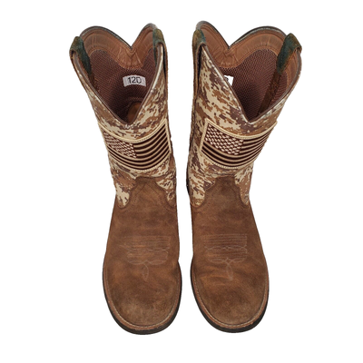 Ariat sport patriot round toe clearance