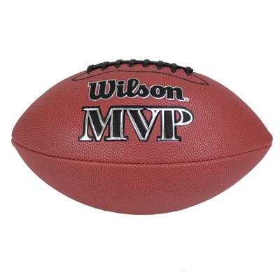 Wilson MVP Junior Size Double Lace Leather Composite American Football (30 Pack)