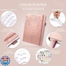 Legend Teacher Planner – Undated Lesson Plan Book for Teachers with Weekly and Monthly Calendars - Classroom Organization and School Year Planner – 8.5”x11.5” Hardcover (Rose Gold Debossed)