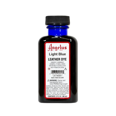 Angelus Leather Dye 3 oz. with Applicator for Shoes Boots Bags NEW Pic-A - Color