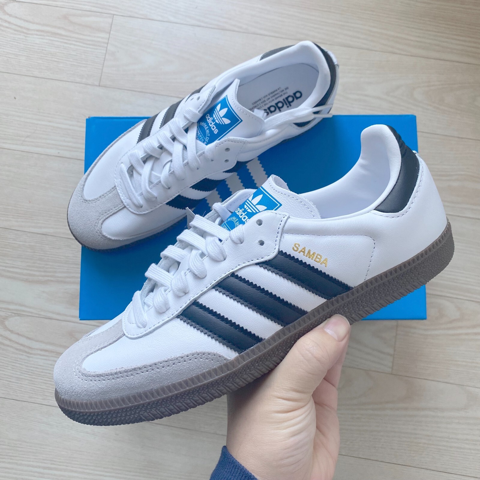 adidas Samba OG White Black Mens Womens Sneakers ✓Multiple