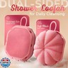 SILKLE Double-Sided Shower Loofah - Gentle Exfoliating Body Scrubber and Shower Scrubber for Men and Women, Non-Slip Silicone Grip, Soft Mesh and Firm Sides, 2-in-1 Bath Sponge and Loofah - 2 Pack, Pink