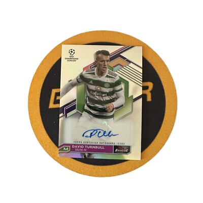 2023-24 Topps Finest Soccer Autograph DAVID TURNBULL