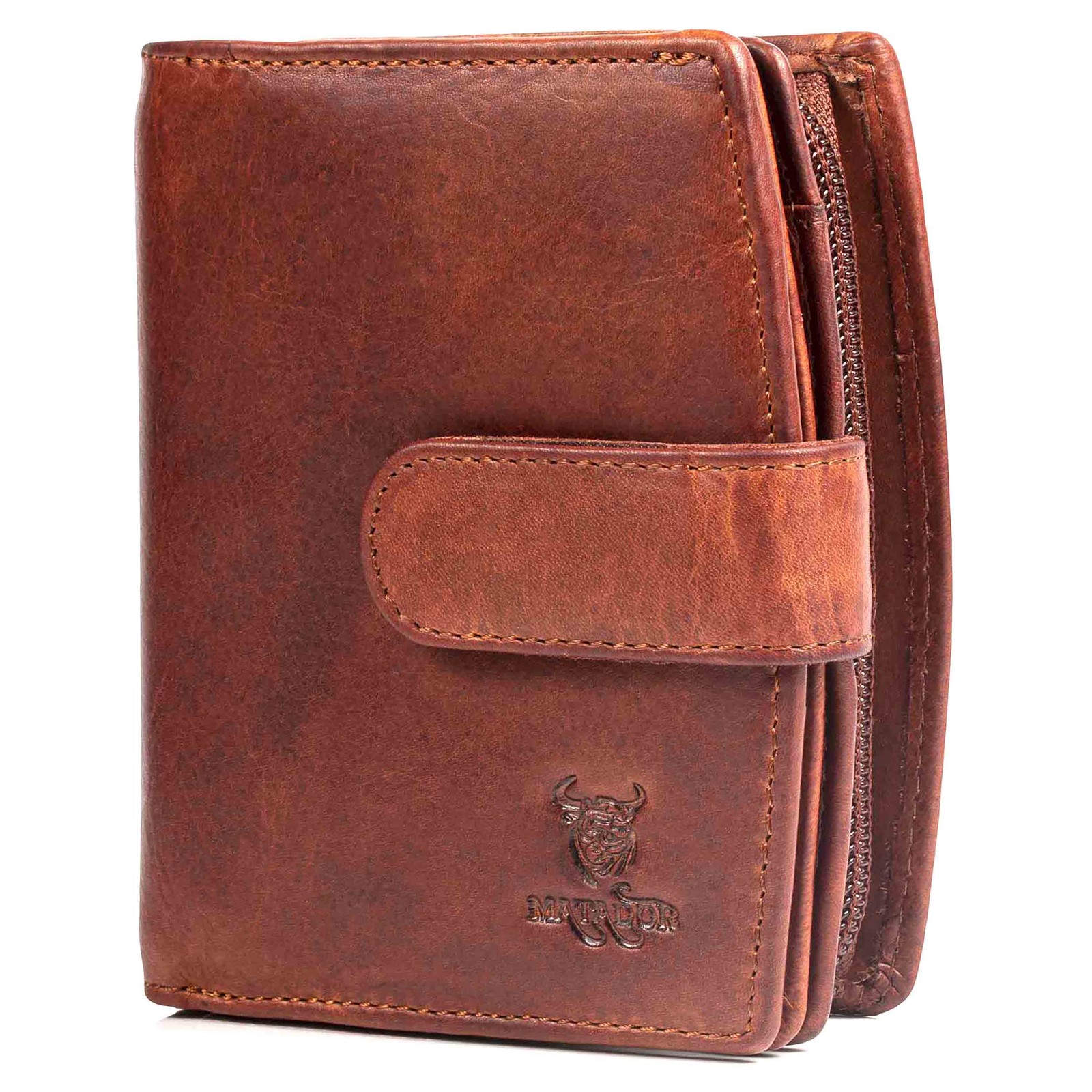 MATADOR Geldbörse Damen Herren ECHT Leder Portmonee Geldtasche weiches Leder