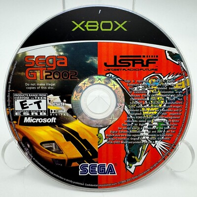 Sega Gt 2002 / JSRF - Microsoft Original Xbox - Disc Only - *NO TRACKING!*