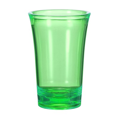 1pcs Shot Glasses 1.2oz Polystyrene for Cocktail, Green