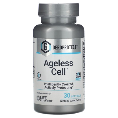 GEROPROTECT, Ageless Cell, 30 мягких таблеток