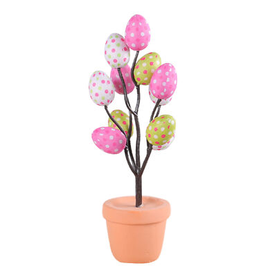 Lighted Easter Egg Tree Pastel Centerpiece Arrangement Table Home Decoration